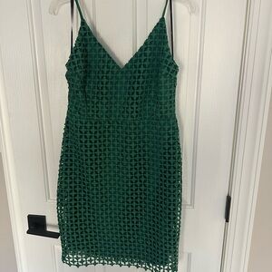 Elegant Green Sleeveless Dress